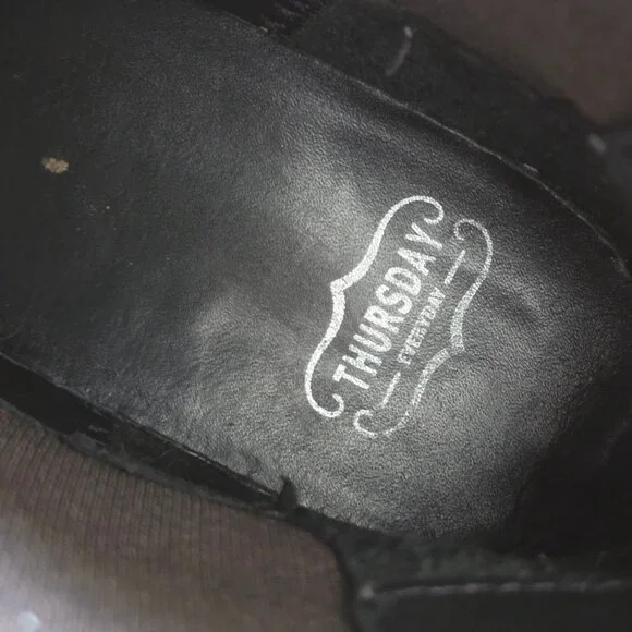 Thursday Boot Co Womens 9 Brown Duchess Chelsea Black Coffee Patina Boho Western - Picture 11 of 12